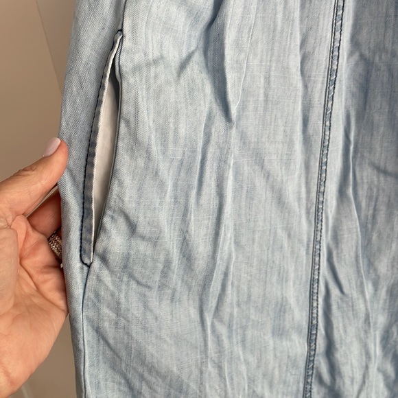 EUC Chambray Racerback Tank Dress! Sz. Small. - Picture 4 of 8